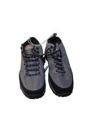 Gander Mtn Trail Climber Sport Men 12 Hiking Shoes Gray Suede Mesh Outdoor New